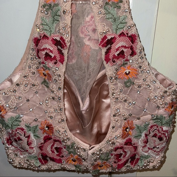 *WORN ONCE* Sherri Hill Blush 2-Piece Prom Dress *willing to take rsnble offers* - Picture 8 of 16